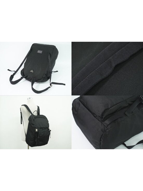 Prada Tessuto Montaigne Backpack Nylon Black Navy main image 8